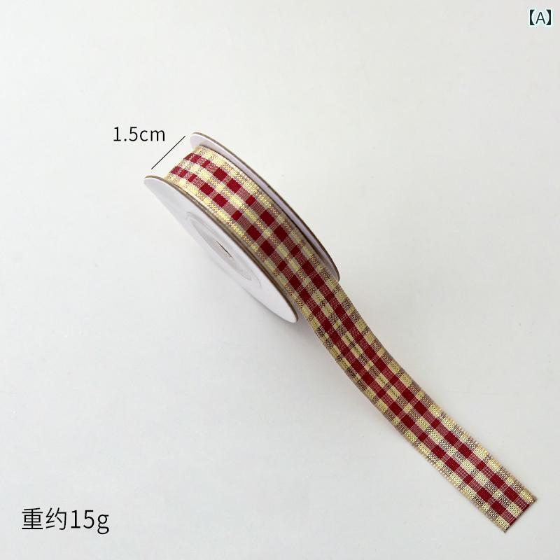 クリスマス ラッピング リボン 手芸 かわいい ツリー デコレーション アクセサリー 装飾 DIY 包装 飾り..