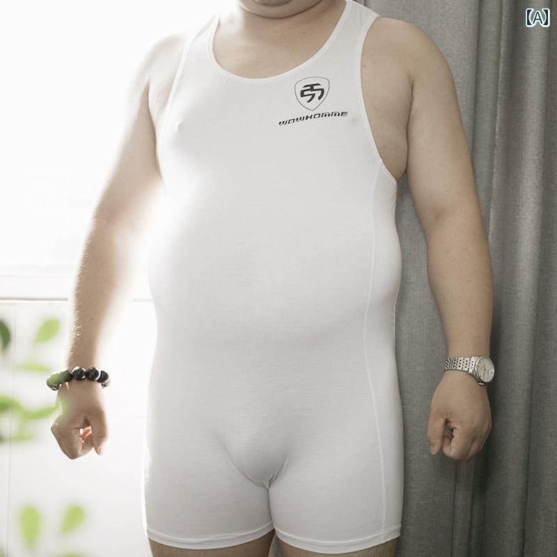 下着 メンズ メンズ ボクサーパンツ ボディスーツ アンダーシャツ オールインワン フィット スポーツフィットネス レスリング シングレット ストレッチ ストレッチ パジャマ 大きめサイズ 青 緑 赤