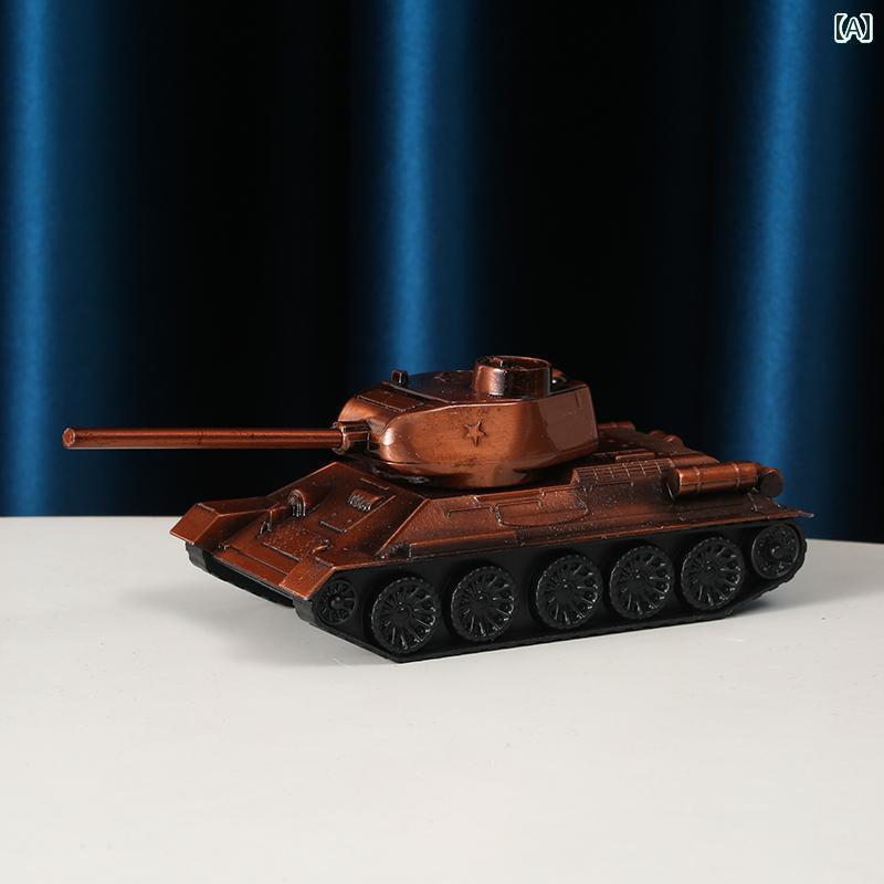 インテリア オブジェ 雑貨 置物 卓上 戦車 タンク おもちゃ ミニチュア 模型 合金 かっこいい レトロ ..