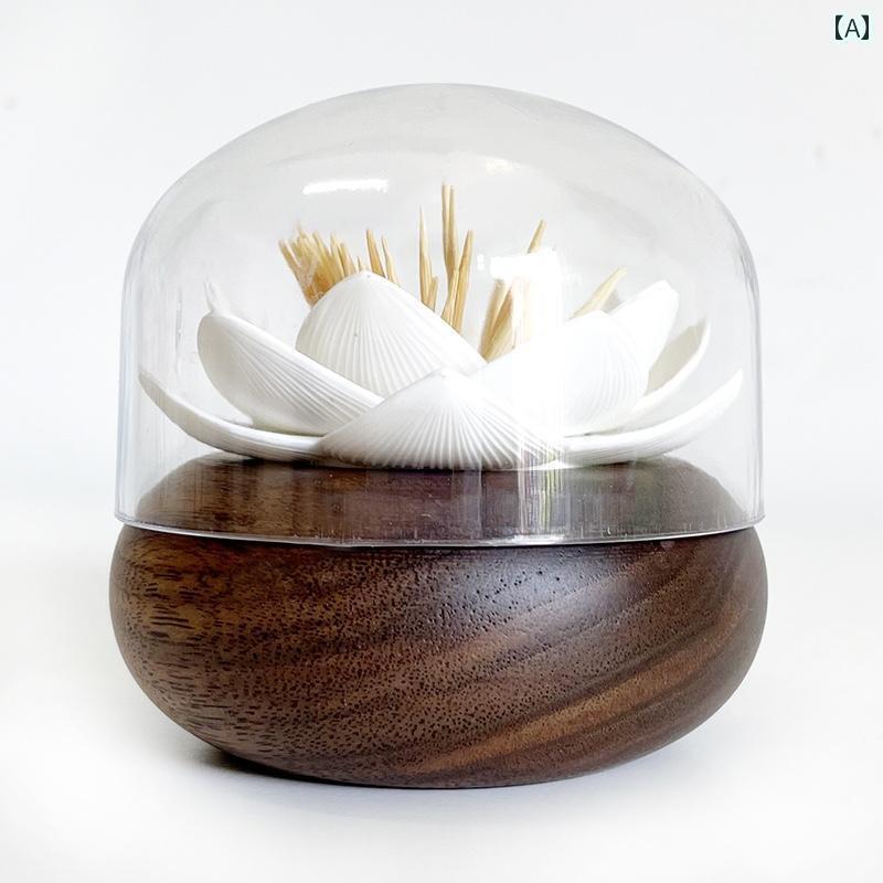 つまようじ入れ 木 家庭 おしゃれ 上品 ボックス 綿棒 ピック ケース キッチン 花 ピンク 緑 白 入れ物..