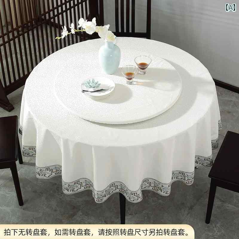 テーブルクロス 円形 合皮 PU 防水 耐油 汚れ防止 清潔 家庭 大きめ 厚手 マット おしゃれ インテリア 選べる サイズ 青 茶 赤