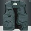 フィッシングベスト おしゃれ メンズ 黒 ネイビー カーキ アウトドア 作業着 ポケット たくさん 釣り ..