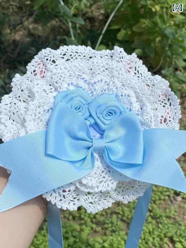 ロリータ ヘアアクセサリー 髪飾り リボン カチューシャ あ紐 帽子 バラ レース モチーフ かわいい フリフリ ガーリー イベント コスプレ 衣装 黒 白 ピンク