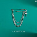 スーツ ピン チェーン ブローチ かわいい メンズ レディース アクセサリー カジュアル 普段使い ワンポイント ジャケット 鞄 くま 蝶 クロス チャーム