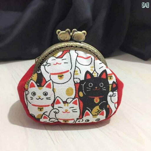 がま口財布 かわいい レディース 小銭入れ ガジェットポーチ ミニ 韓国 子猫 小さい コンパクト 収納袋 レッド ピンク キャンバス シェル型 プリント 小物入れ がま口財布 かわいい レディース 小銭入れ ガジェットポーチ ミニ 韓国 子猫 小さい コンパクト 収納袋 レッド ピンク キャンバス シェル型 プリント 小物入れ