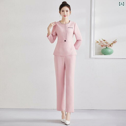 エステ ユニフォーム パンツ 美容師 レディース 作業服 ホテル サロン マッサージ フットバス 技術者 大きめサイズ 長袖 セットアップ ピンク ネイビー 紫 エステ ユニフォーム パンツ 美容師 レディース 作業服 ホテル サロン マッサージ フットバス 技術者 大きめサイズ 長袖 セットアップ ピンク ネイビー 紫
