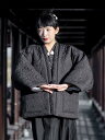半纏 んてん レディース 大人 冬 ホームウェア 部屋着 上着 黒 花柄 綿入り 厚手 防寒 保温 暖かい 長袖 ポケット 中国 レトロ(4)
