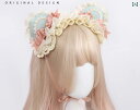 ヘッドドレス ロリィタ ロリータ コスプレ レディース ヘアアクセサリー カチューシャ 髪飾り ピンク 白 茶 リボン くま 耳 レース クリップ ミニハット 帽子 メイド かわいい