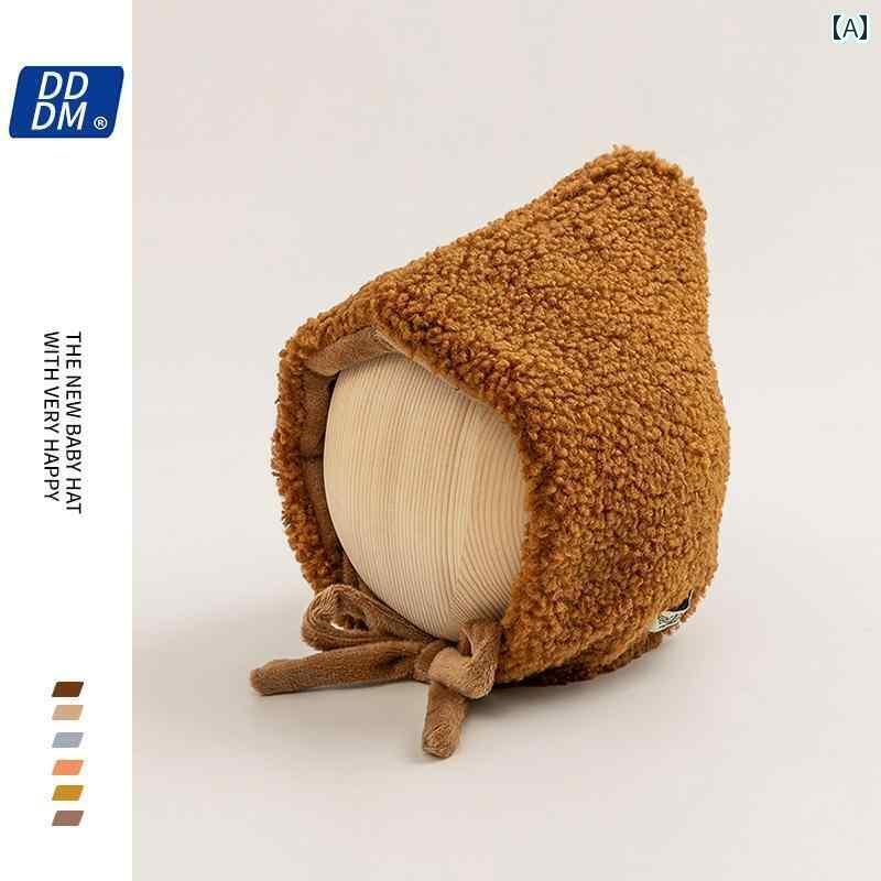 ニット帽 耳 子供 キッズ 男の子 女の子 ベビー 赤ちゃん 秋冬 防寒 防風 保護 ボア 裏起毛 厚手 もこもこ 暖かい 青 ピンク カーキ 無地 くま んがり かわいい 外遊び