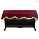 電子ピアノカバー ポータブル 88鍵 ハーフ レッド パープル ホワイト 音符 スツール セット 保護 起毛 ほこりよけ インテリア 無地 シンプル おしゃれ