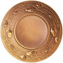茶托 コースター 金属 茶器 キッチン 雑貨 食器 トレイ 受け皿 湯吞み チャイナ風 真鍮 厚手 火傷防止 絶縁 パッド ソーサー セット 耐摩耗 円形 立体 彫刻 装飾