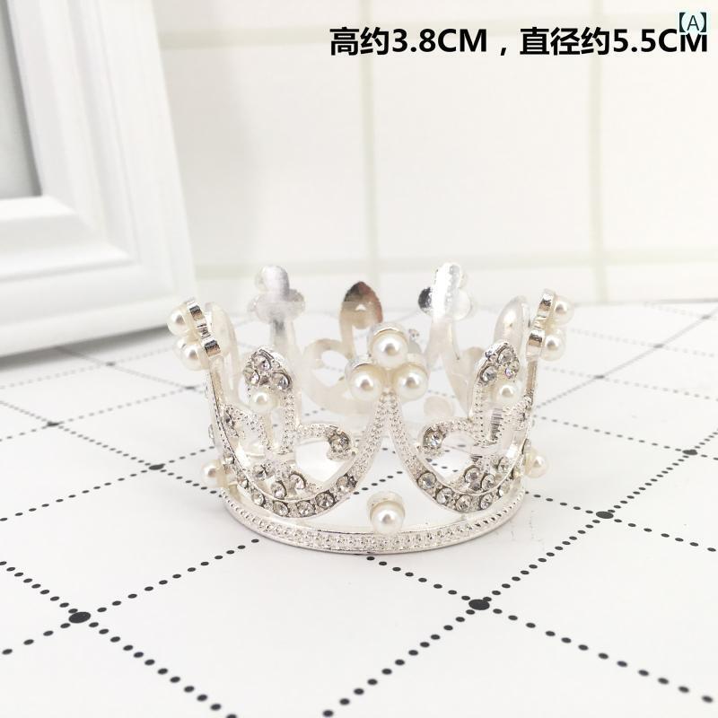 ケーキトッパー 飾り オーナメント オブジェ ピック 誕生日 お祝い 1歳 インスタ映え クラウン プリン..