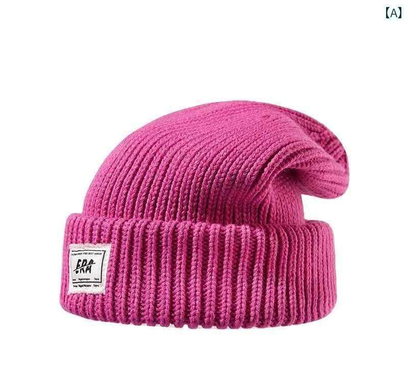 楽天おうち健康生活ニット帽子 レディース あったか 冬 カップル お揃い メンズ アウトドア キャンプ ゆったり 大きめ ストレッチ性 秋 カジュアル 防寒 シンプル 茶 黒 グレー
