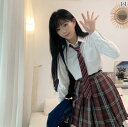レディース ネクタイ コーデ JK 制服風 メンズ ストライプ 長袖 半袖 シャツ ポケット スリム フィット おしゃれ 白 青 ピンク コスプレ