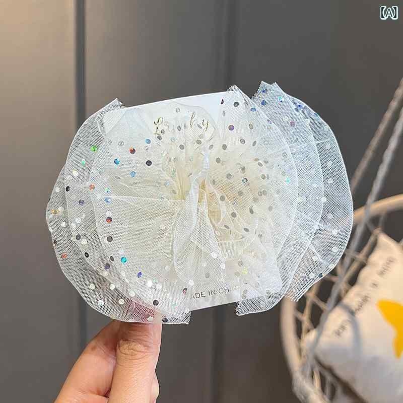 ヘアアクセサリー リボン 子供 韓国 スパンコール キラキラ ピン クリップ 女の子 頭飾り 小物 オール..