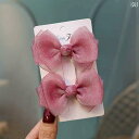 髪 リボン こども 女の子 ヘアアクセサリー ピン クリップ 蝶結び 飾り 誕生日 プレゼント 入園式 発表会 かわいい 小さめ シンプル 光沢 青 グレー ピ...