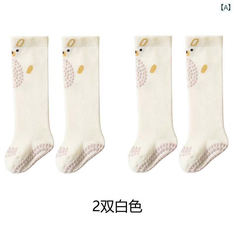 赤ちゃん ハイソックス ブタ ウサギ くま ピンク グレー 青 滑りにくい 靴下 秋冬 防寒 新生児 ニーハイ 子供 ベビー かわいい ユニセックス