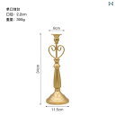 キャンドルスタンド アンティーク調 アイアン 3本 テーパー 北欧 家庭 インテリア ディナー テーブル 結婚式 レストラン おしゃれ レトロ ロマンチック ゴ...