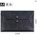 書類ケース 持ち運び A4 収納 ドキュメント ファイル 入れ クラッチバッグ レザー 厚手 大容量 ポケット ポータブル ブリーフ フォルダー タブレット PC 文具 整理 整頓 オフィス 事務品 ビジネス 通勤 おしゃれ ブラック ブラウン