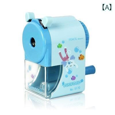 鉛筆削り 手動 えんぴつけり 子供 勉強机 学校 文房具 入学祝い ペンシルシャープナー シンプル かわい..