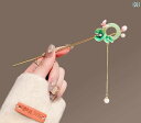かんざし 洋服 おしゃれ 髪飾り ヘア アクセサリー 華やか 蓮 葉 ピン レトロ レトロ 揺れる 着物 浴衣 装飾品 ファッション 小物