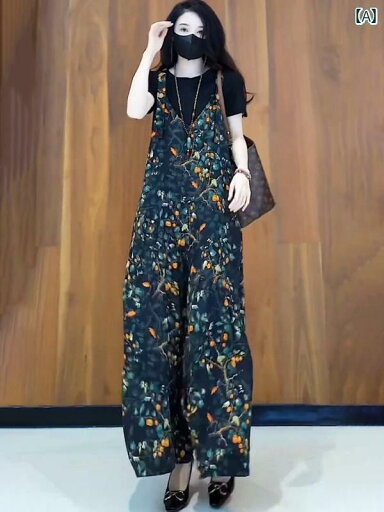サロペット オールインワン パンツ レディース 夏 Vネック つぎ 柄物 ロング丈 ワイド ゆったり 体型カバー 楽ちん カジュアル サロペット オールインワン パンツ レディース 夏 Vネック つぎ 柄物 ロング丈 ワイド ゆったり 体型カバー 楽ちん カジュアル