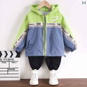 ウインドブレーカー キッズ 上着 アウター おしゃれ 男の子 春秋 韓国 ファッション アイテム フード ジップアップ オレンジ 青
