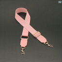 ショルダーストラップ太め レディース バッグ アクセサリー 布 バックル ソリッドカラー シンプル ワイド 肩掛け クロスボディ ピンク 赤 青