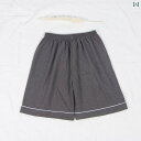 サウナ服 パジャマ ルームウェア メンズ レディース ハーフパンツ ショーツ マッサージ 入浴 シンプル 大きめサイズ グレー ブラウン レッド