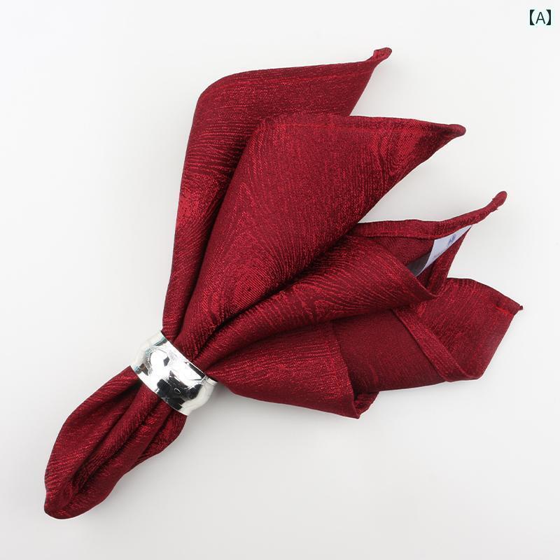 ナプキンリング プレースマット ホテル レストラン ルーム バックル テーブル キッチン雑貨 ラグジュア..