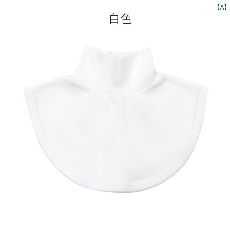 こども つけ襟 秋冬 子供服 プルオーバー フェイクカラー 男の子 女の子 キッズ ハイネック 綿 厚手 ニット 無地 ボーダー 暖かい 韓国 メンズ レディー...