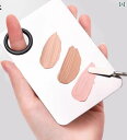 絵の具 パレット メイクアップ スケッチ ペイント 画材 文具 化粧道具 油絵 水彩 ミキシング ステンレス スパチュラ リング 乾燥しにくい 角型