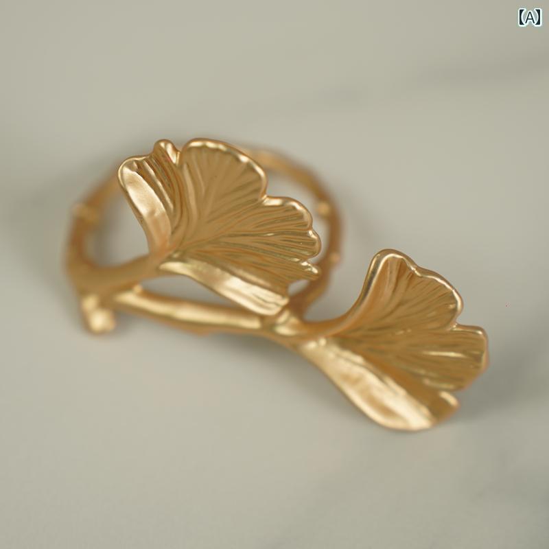 ナプキンリング ナフキンホルダー 北欧 ホテル レストラン ダイニング リビング キラキラ ゴールド シルバー 花 レモン ビジュー おしゃれ