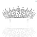 ブライダル アクセサリー 小物 ウェディング 結婚式 パーティー 婦 花嫁 舞台 小道具 コスプレ シルバー ビッグクラウン ドレス ジュエリー 大人 ギフト ...