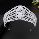 ブライダル アクセサリー 小物 ウェディング 結婚式 パーティー 婦 花嫁 舞台 小道具 コスプレ クラウン ティアラ 白 ドレス レディース 大人 式 フェア...