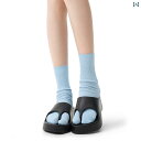 2本指 ソックス レディース 夏 クルー 靴下 足袋 スニーカー サンダル 草履 セパレート つま先 薄手 柔らかい 通気性 シンプル カジュアル かわいい 青 白 黒 無地