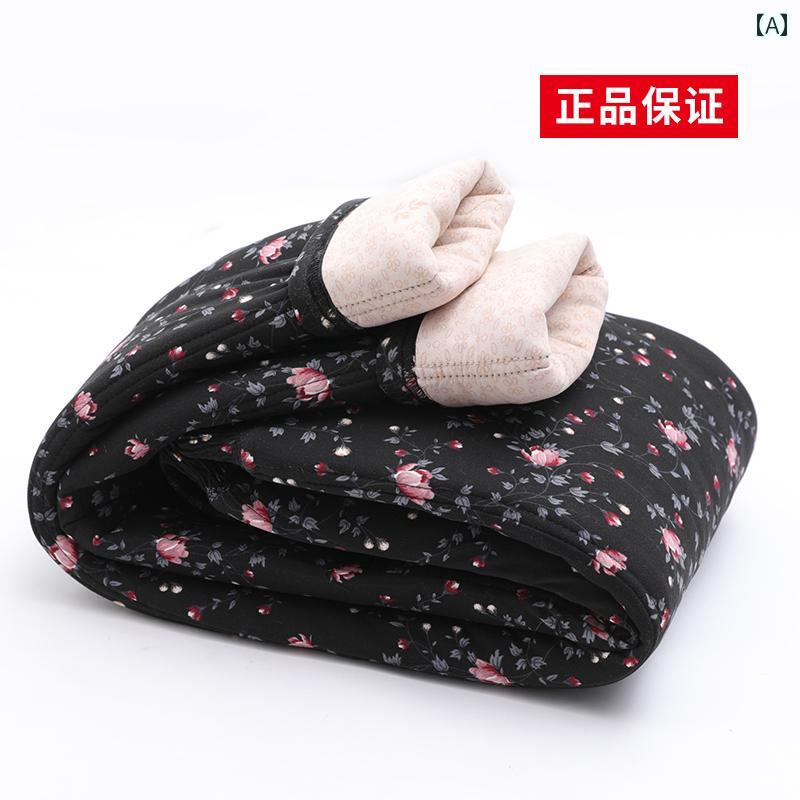 綿パンツ レディース 冬 暖かい 裏