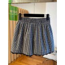ショートパンツ レディース 黒 チェック ワイドレッグ 短パン 夏 おしゃれ ゆったり ハイウエスト 着痩せ カジュアル レース Aライン