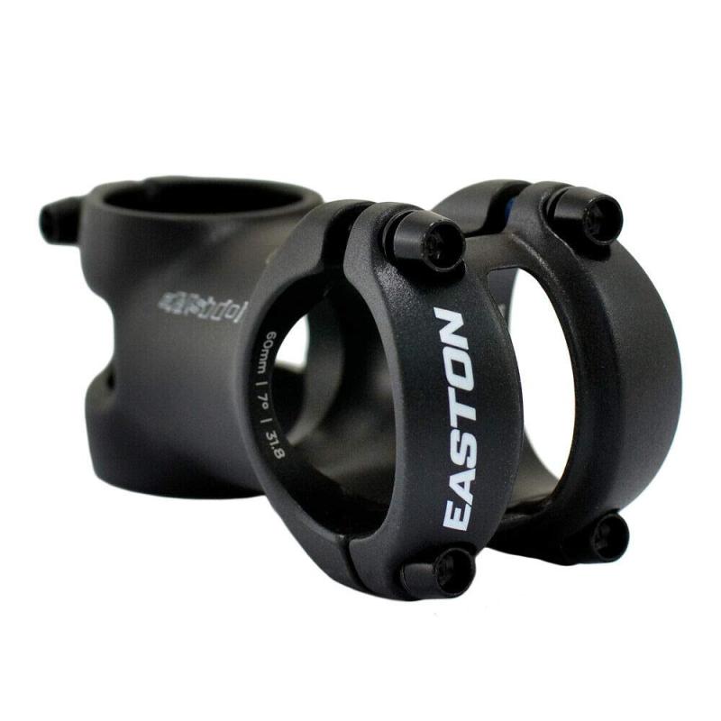 Easton EA90 Stem 31.8X60mm +/- 7 Deg, Alloy, Black, EA2235