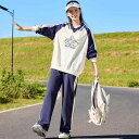 上下揃いの服 女の子 子ども 年長の子ども 秋 フード付きの服 上下セット 長ズボン かぶりタイプの服 学生風 カジュアル 通学 普段使い 部屋着 綿 綿 ポリエステル