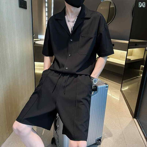セットアップ メンズ カジュアル おしゃれ トレンド 半袖短 パン 夏 服 シャツ セットアップ メンズ カジュアル おしゃれ トレンド 半袖短 パン 夏 服 シャツ