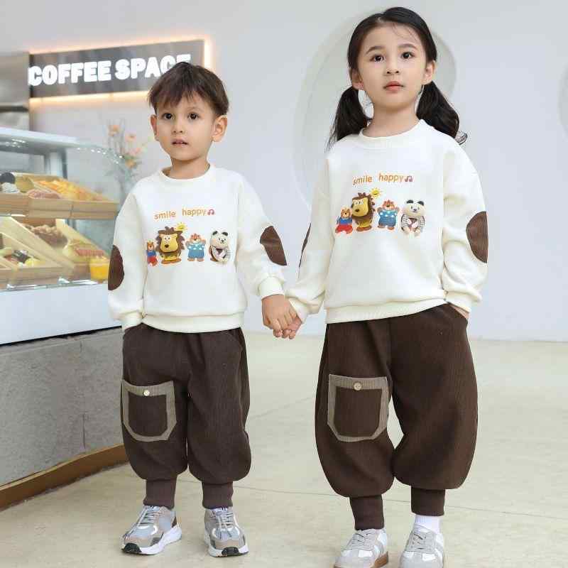 トレーナー スウェット 子供 男の子 女の子 秋冬 厚手 長袖 上着 立体 キャラクター カジュアル 着回し 丸首 丸首 かぶり ポリエステル 丈夫