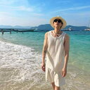 タンクトップ メンズ 高級感 ゆったりシルエット クルーネック 無地 ノースリーブ Tシャツ スポーツウェア 活動時にも快適 汗をかいてもすぐに乾く カジュアル ストリート ショート丈 夏 普段使い ブラック ホワイト