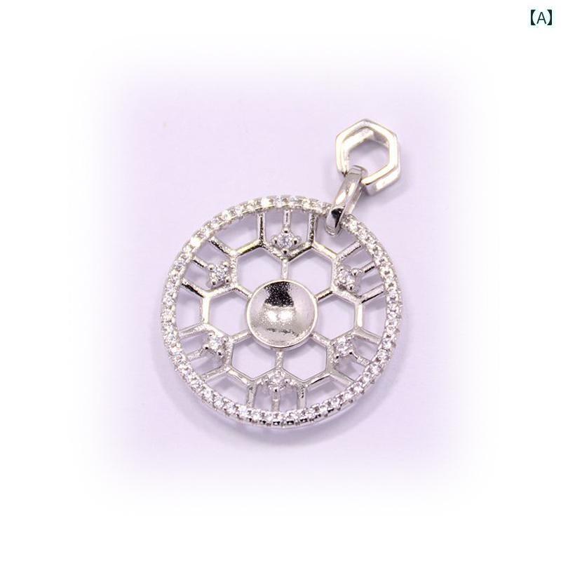 ڥ  S925 󥰥С եå ǥ 饦 ӡ ѡ DIY ֥롼֥롼 С 