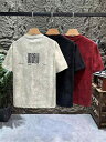 Tシャツ メンズ アメカジ タイダイ染め クルーネック 半袖 ゆったり ゆるシルエット 高級感 カジュアル 普段使い 接触冷感 ポリエステル混紡 春夏 トップス