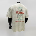 Tシャツ メンズ ヘビーウェイト ドロップショルダー ゆったり アメリカンカジュアル プリント 通気性 ロゴ コットンブレンド イージーケア 春夏トップス(4)