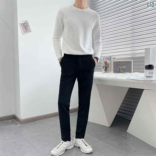 セーター メンズ ニット トップス 冬 暖かい ファッション ファッション 無地 ラウンドネック ボトム シャツ 春秋 トレンディ カジュアル セーター メンズ ニット トップス 冬 暖かい ファッション ファッション 無地 ラウンドネック ボトム シャツ 春秋 トレンディ カジュアル