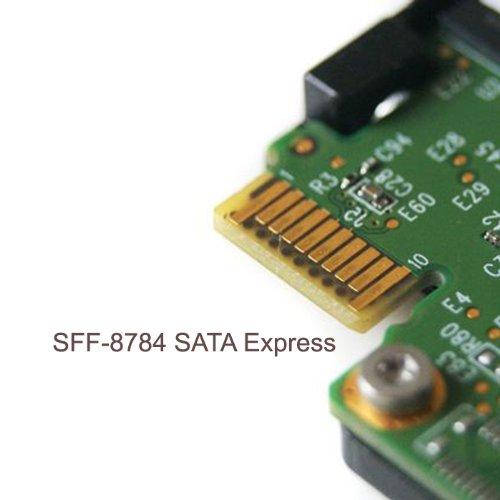 cablecc WD5000MPCK SFF-8784 SATA Express to SATA3.0 2.5インチ 6Gbps アドオンカード PCBA 5mm ウルトラスリム ハードディスク SSD用