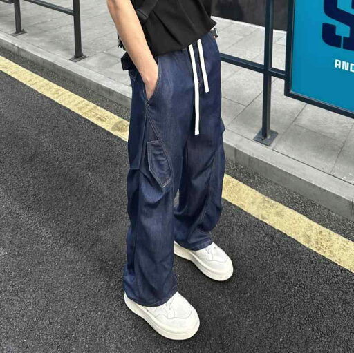 デニムパンツ メンズ テンセル リヨセル 落ち感 ドレープ 薄手 軽量 淡色 股上普通 絞り紐 ゆったりストレート ゆったりシルエット 通気性 ほんのりストレッチ パラシュート カーゴパンツ 春夏 デニムパンツ メンズ テンセル リヨセル 落ち感 ドレープ 薄手 軽量 淡色 股上普通 絞り紐 ゆったりストレート ゆったりシルエット 通気性 ほんのりストレッチ パラシュート カーゴパンツ 春夏