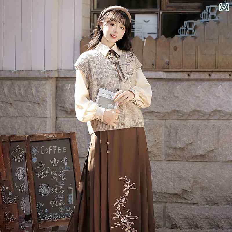 レディース ファッション おしゃれ 普段使い ビワ ブック 新型 チャイナ風 普段使い 通勤 馬顔スカート..